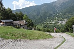 Ritorniamo all'Alpe Dalovio, sullo sfondo Coimo